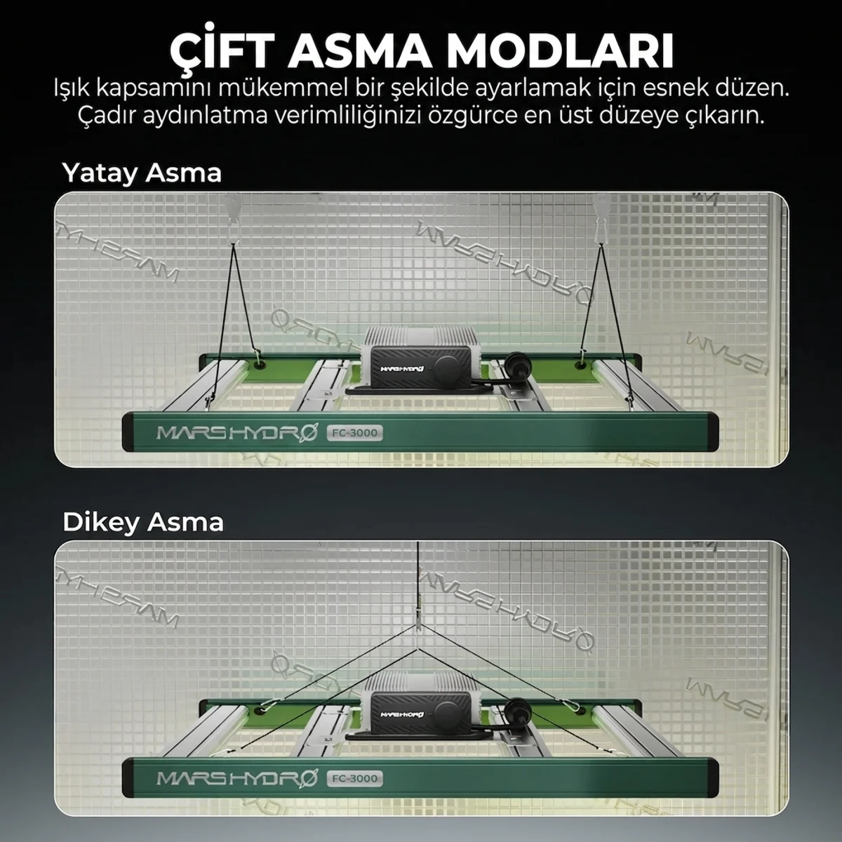 FC3000 Bitki Yetiştirme LED Lambası