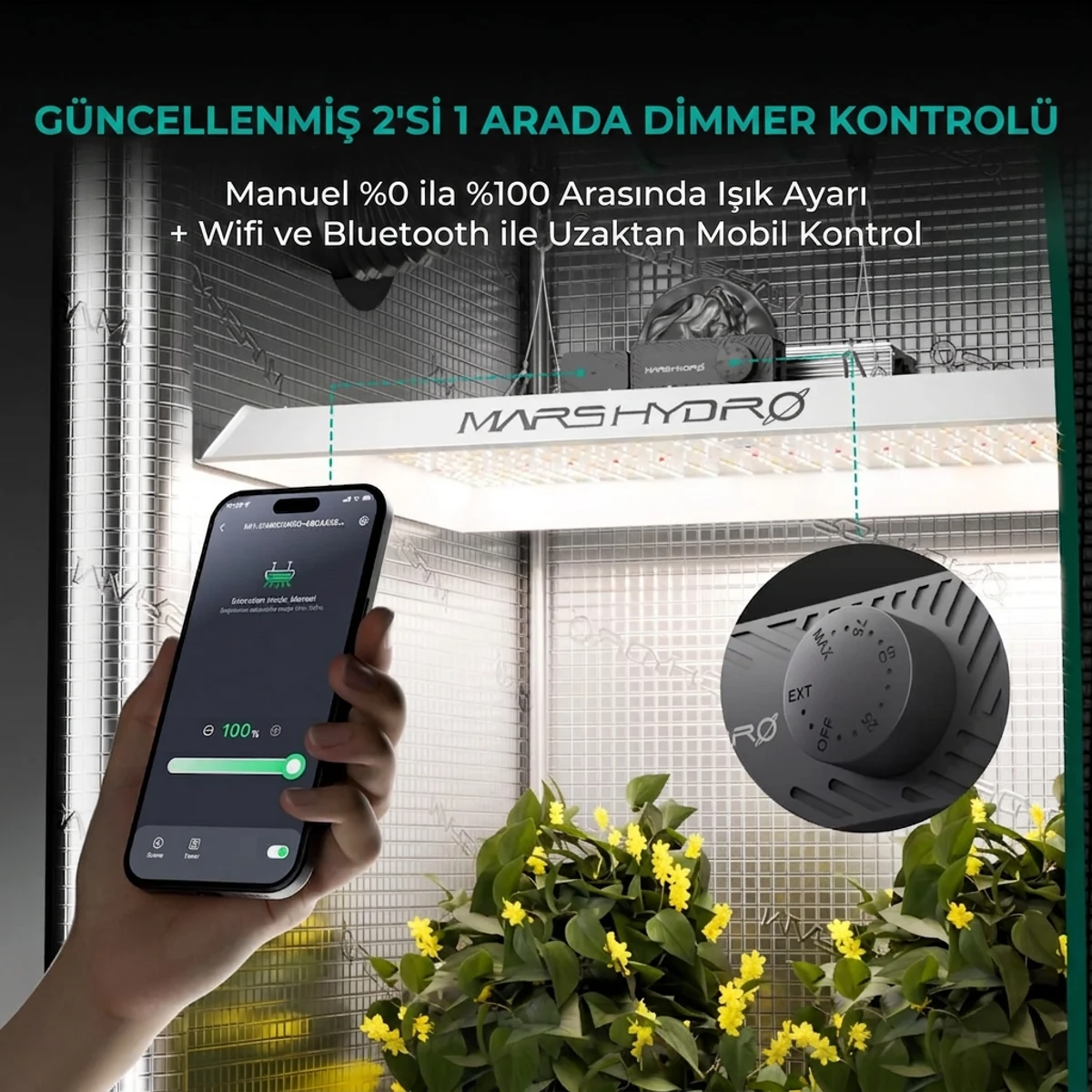 TSL2000 Bitki Yetiştirme LED Lambası