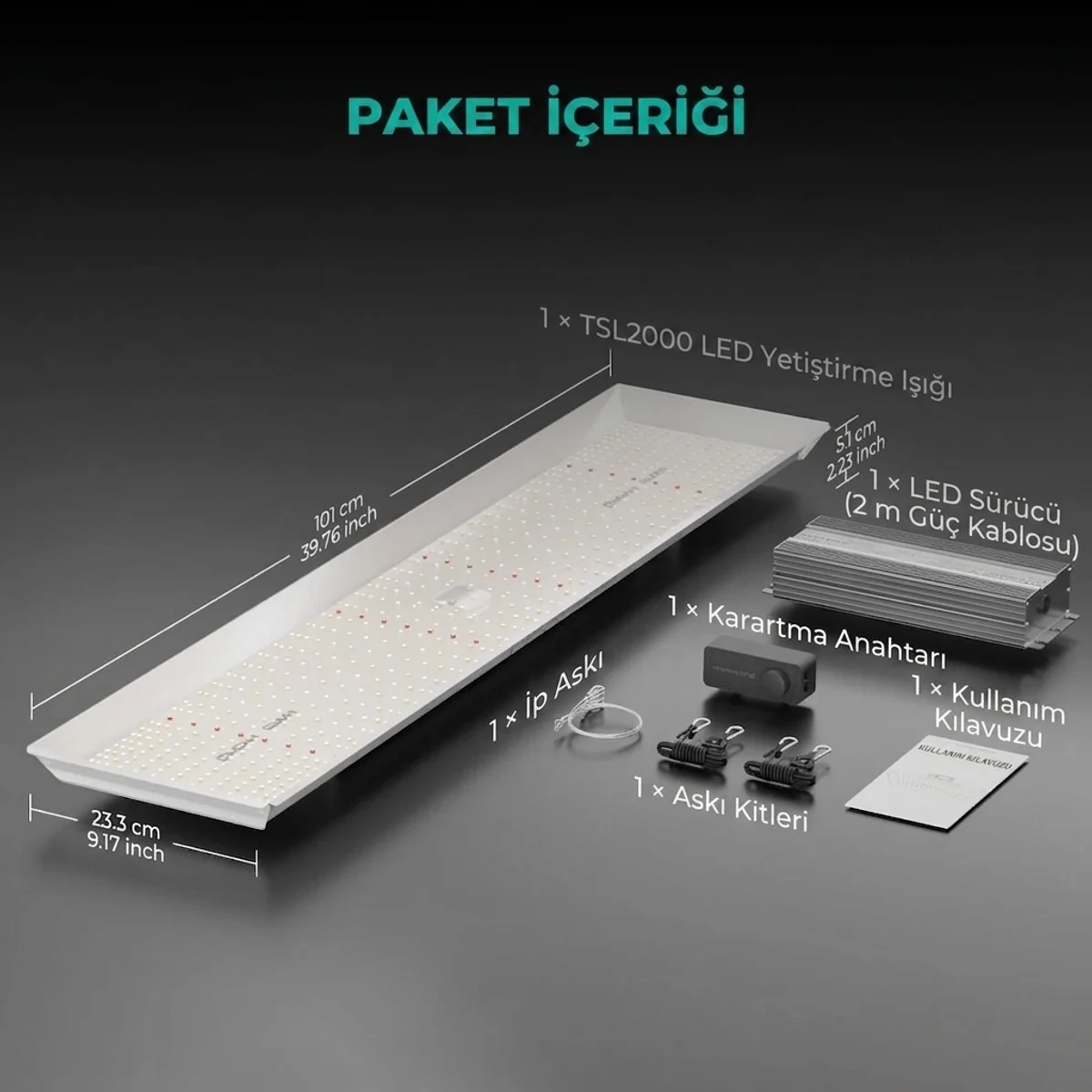 TSL2000 Bitki Yetiştirme LED Lambası