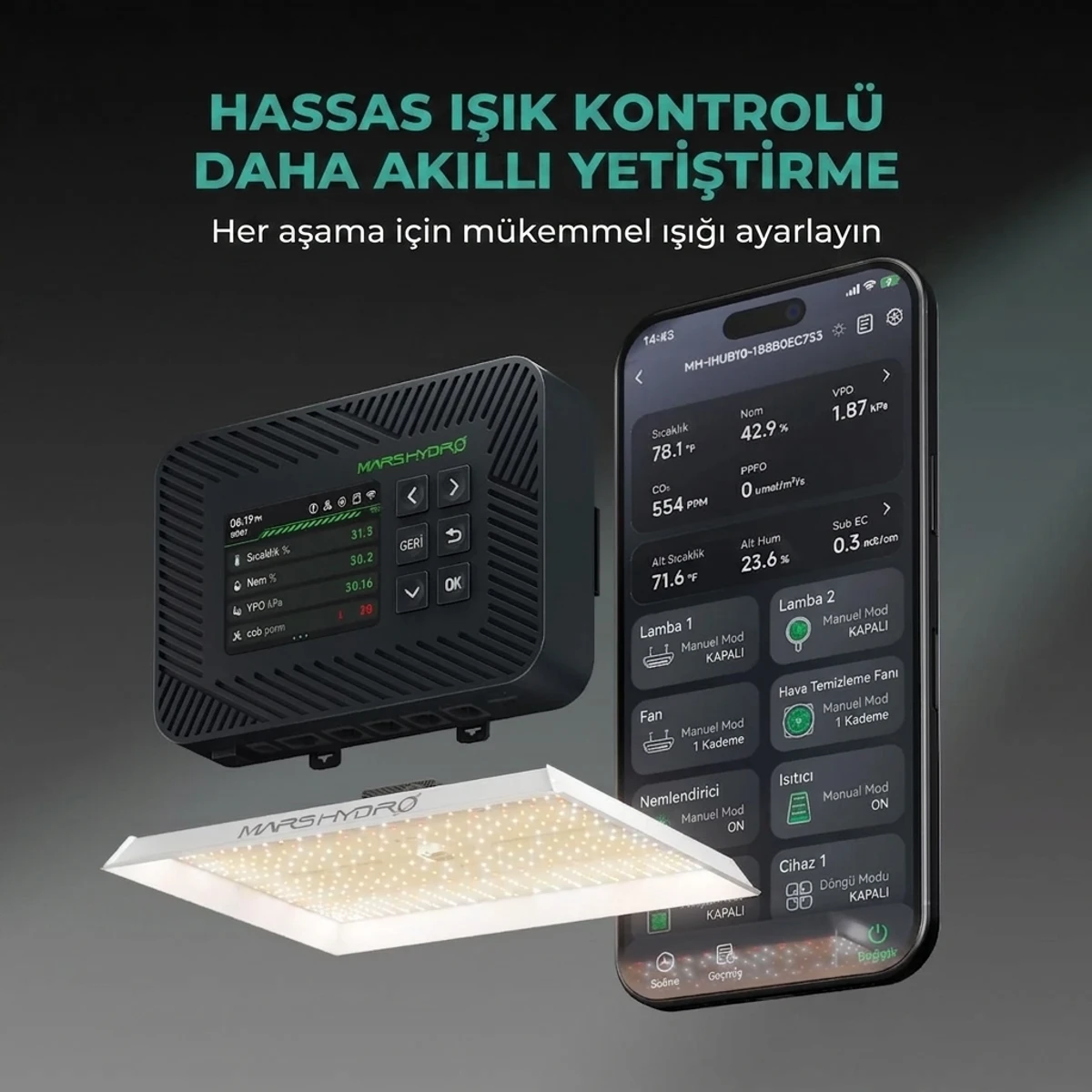TSW2000 Bitki Yetiştirme LED Lambası