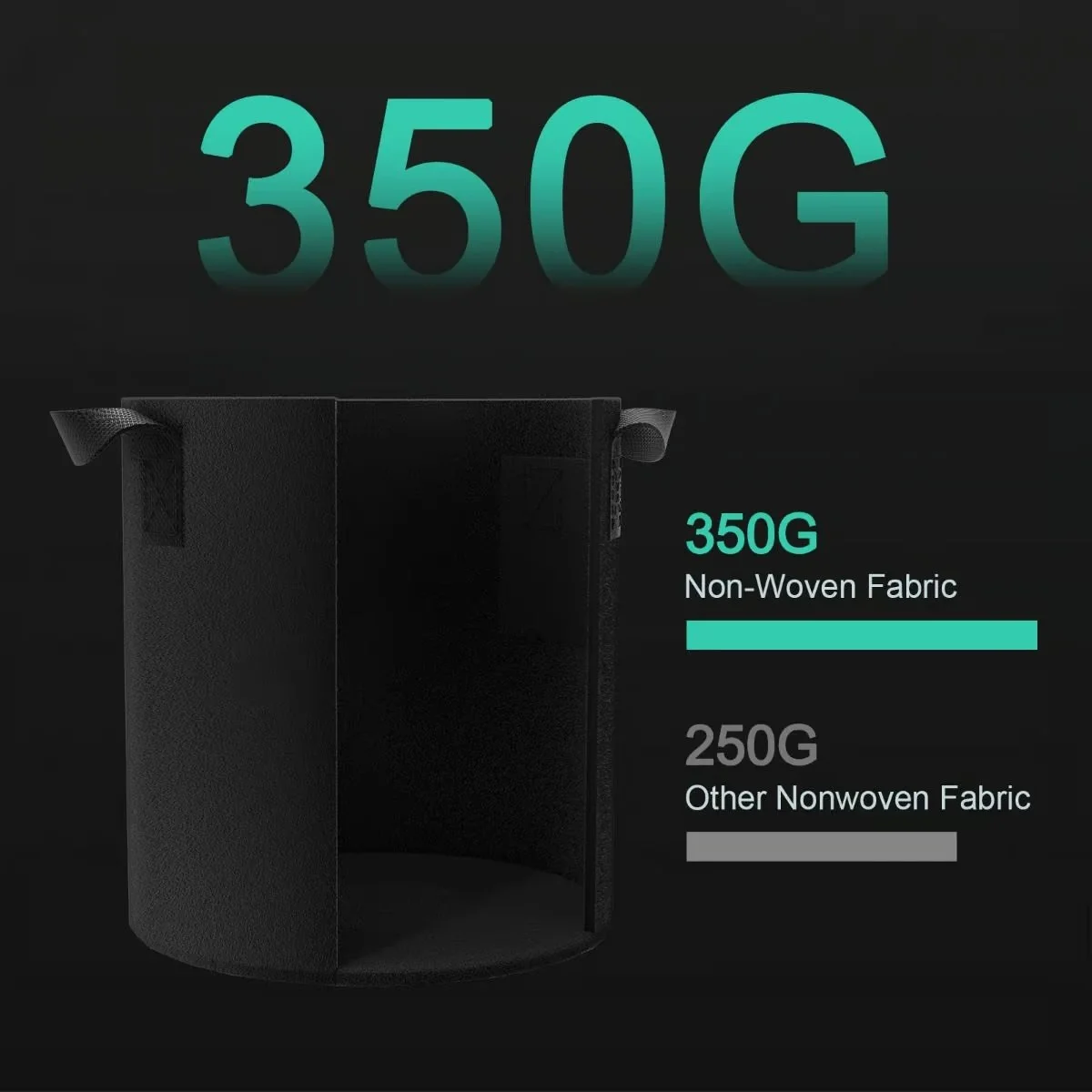 Kumaş Saksı 19L (5li)