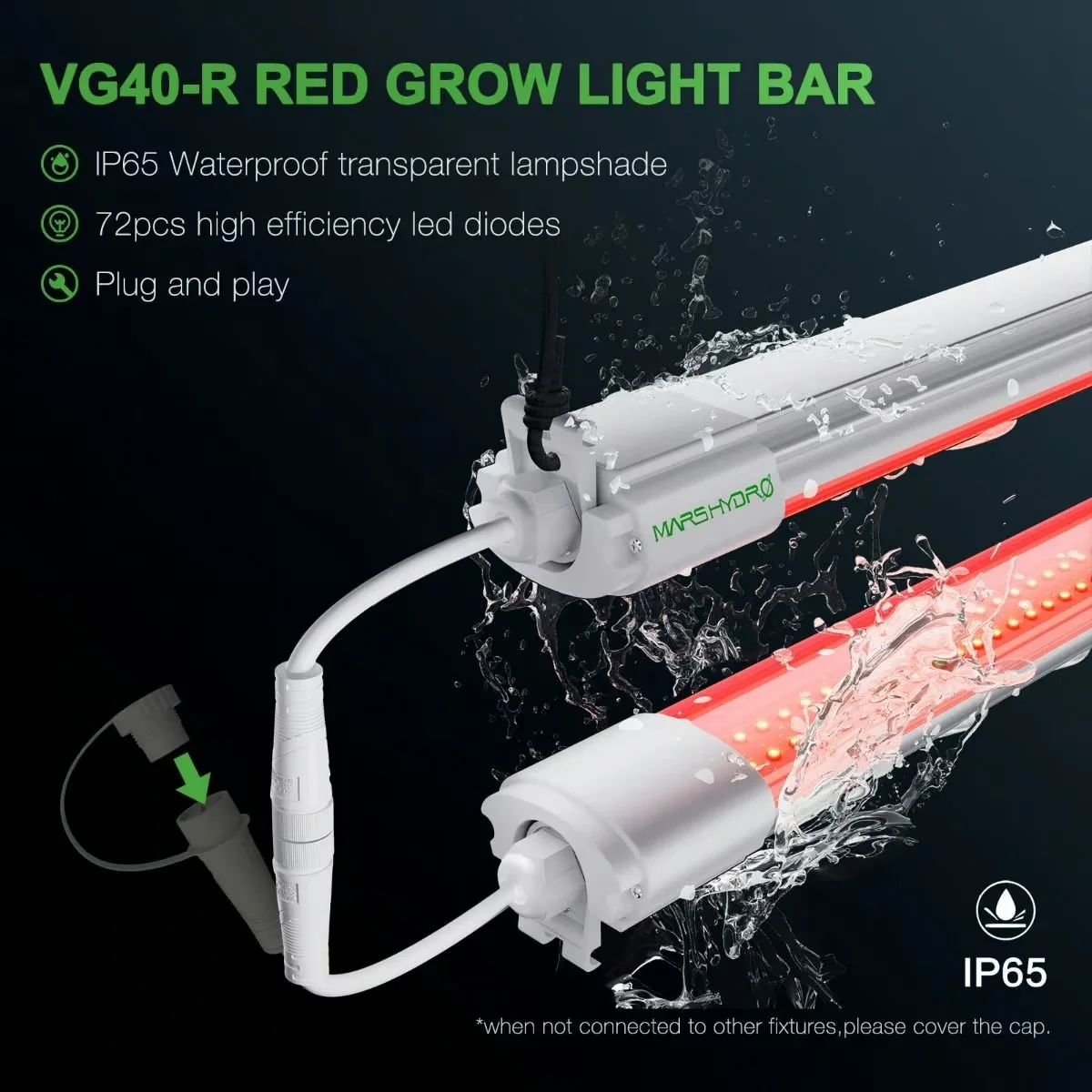 VG40R (Red) Bitki Yetiştirme LED Lambası