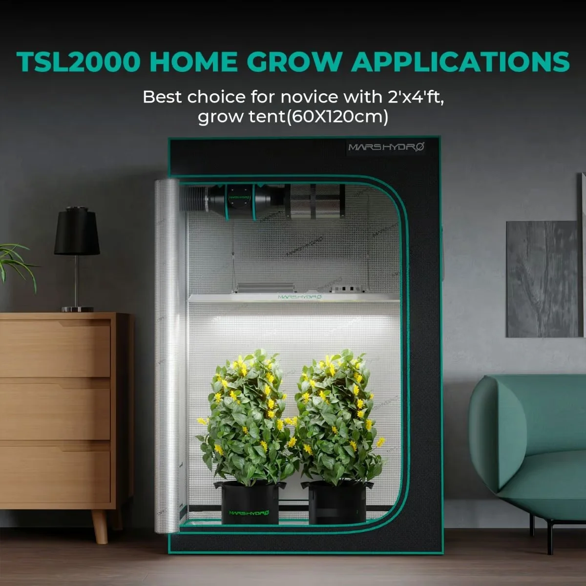 TSL2000 Bitki Yetiştirme LED Lambası
